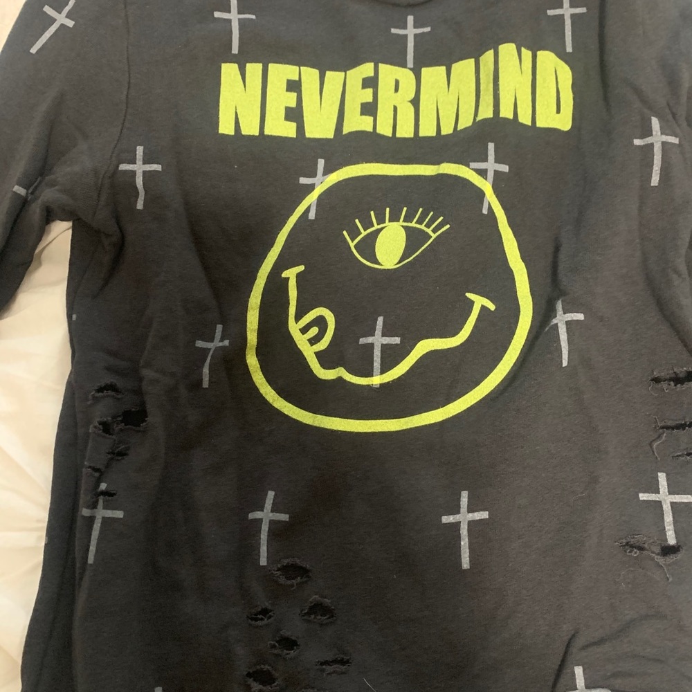 Distressed Sweatshirt - Size Small - Picture 3 of 3